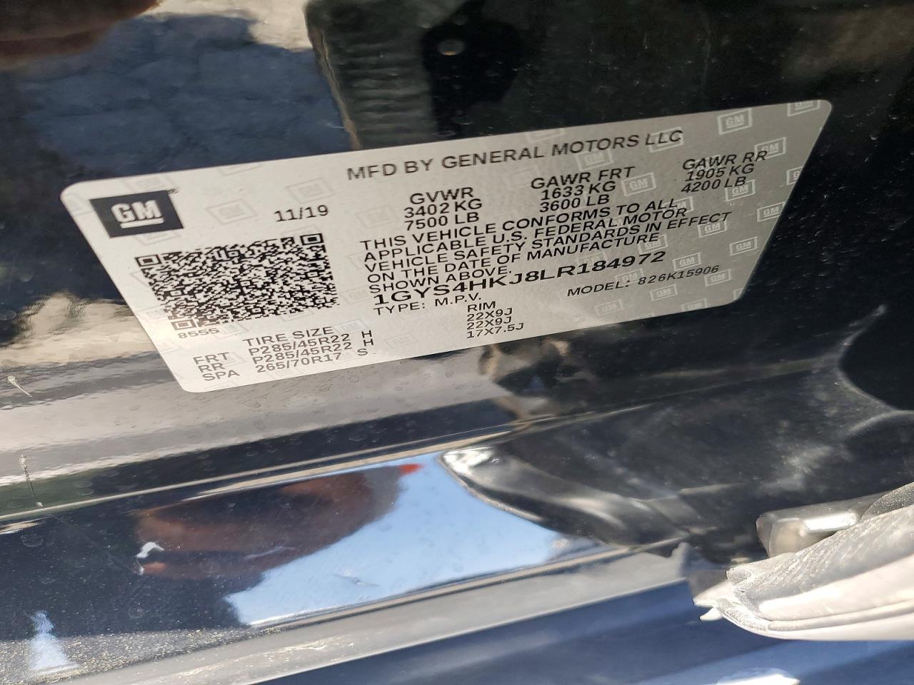 2020 CADILLAC ESCALADE