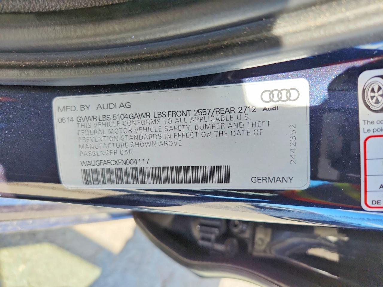 2015 AUDI A6