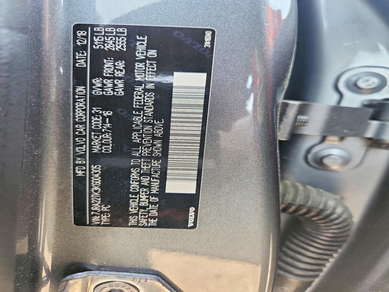 2019 VOLVO S60