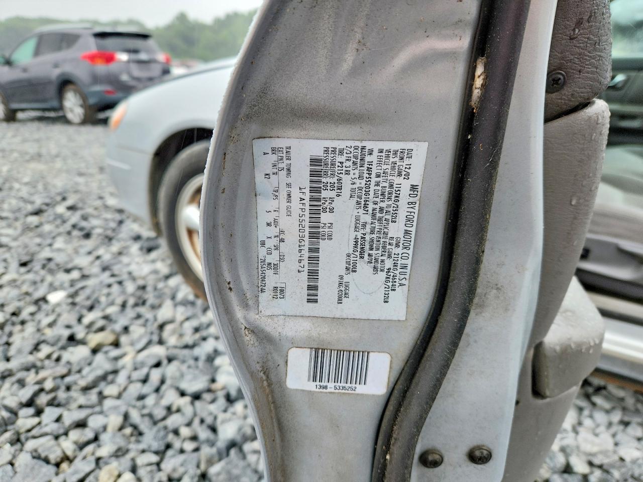 2003 FORD TAURUS