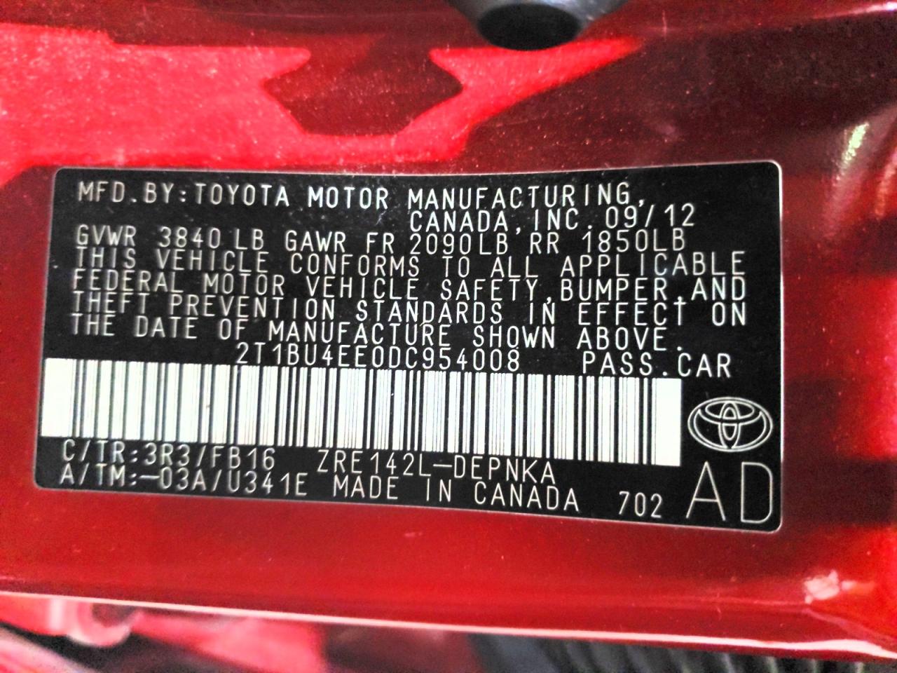 2013 TOYOTA COROLLA