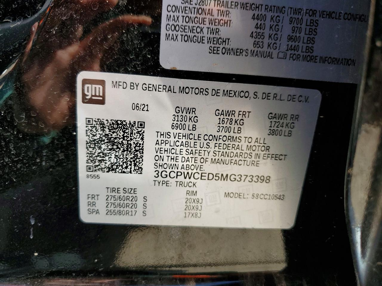 2021 CHEVROLET SILVERADO