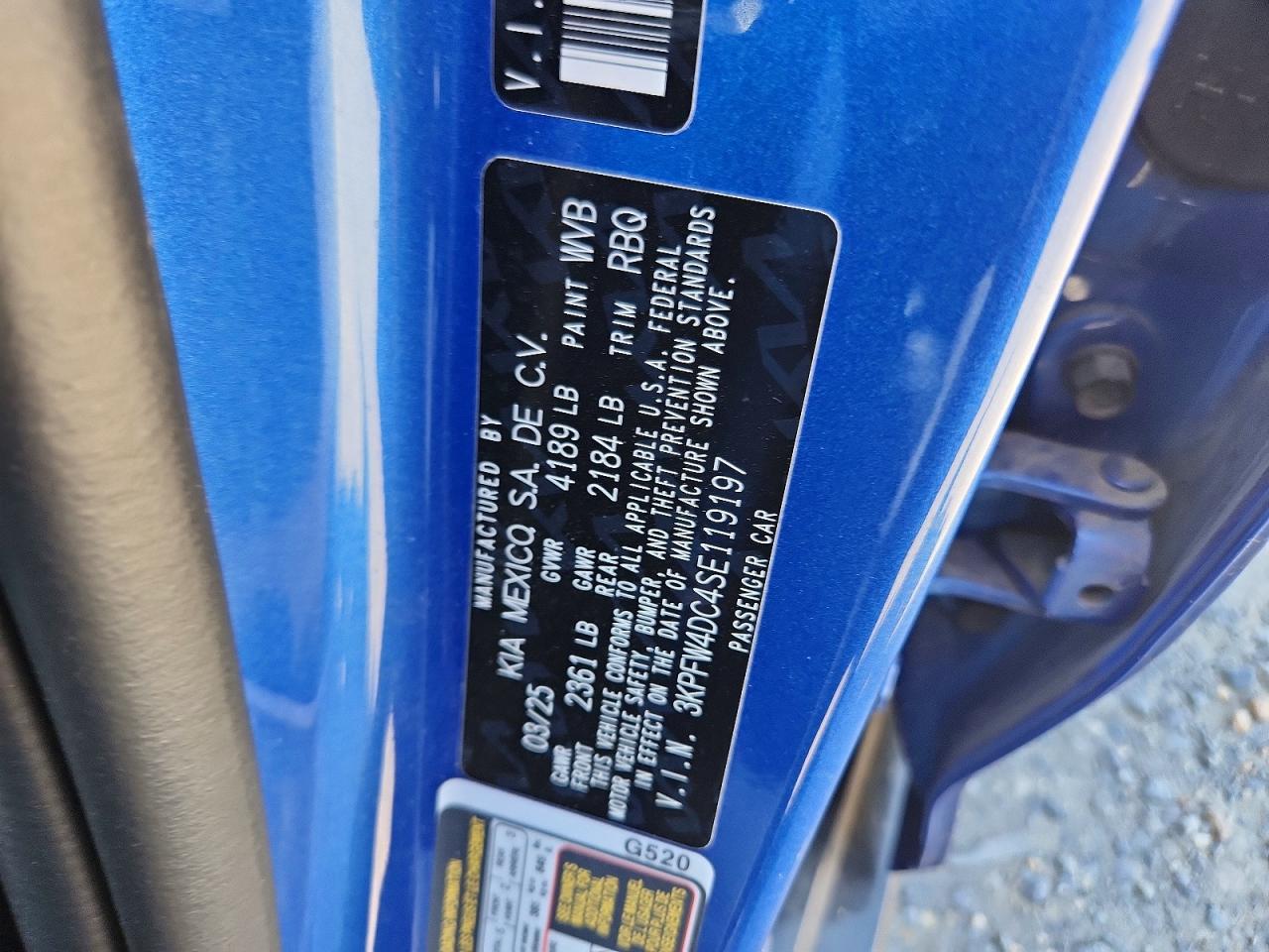 2025 KIA ALL OTHER
