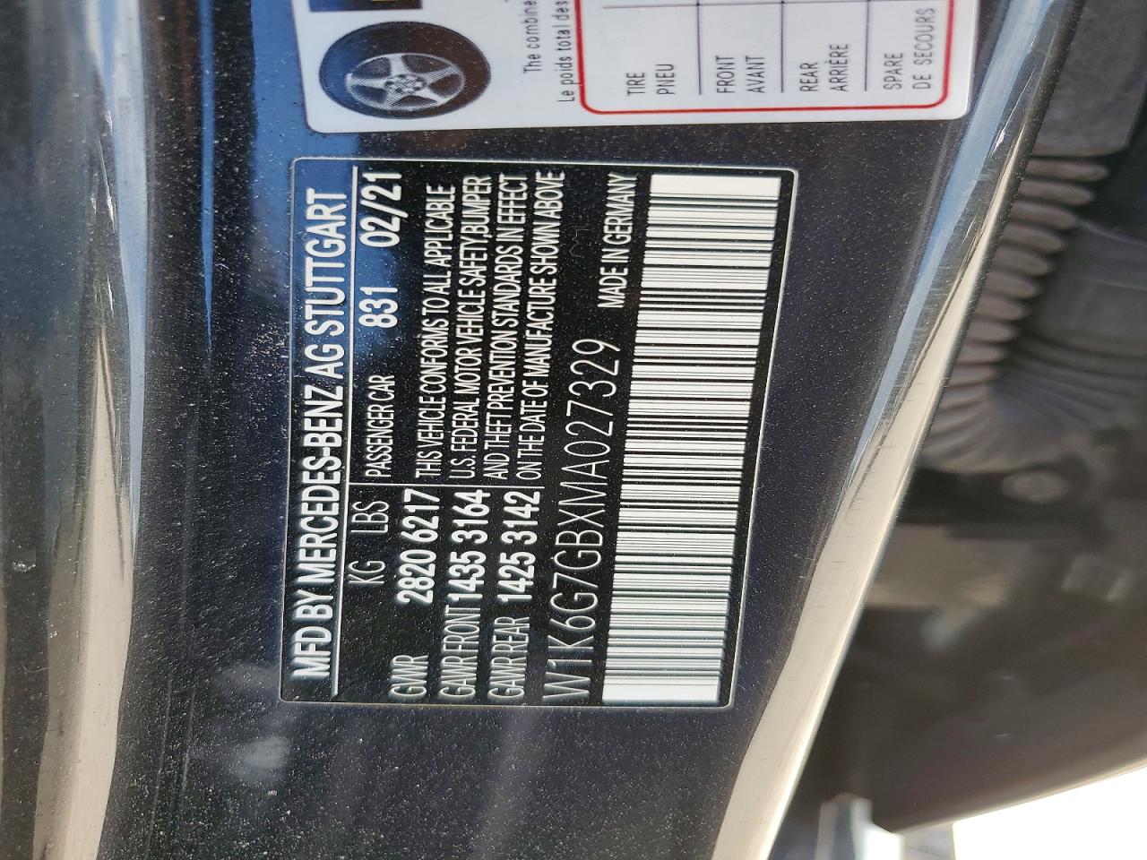 2021 MERCEDES-BENZ S-CLASS
