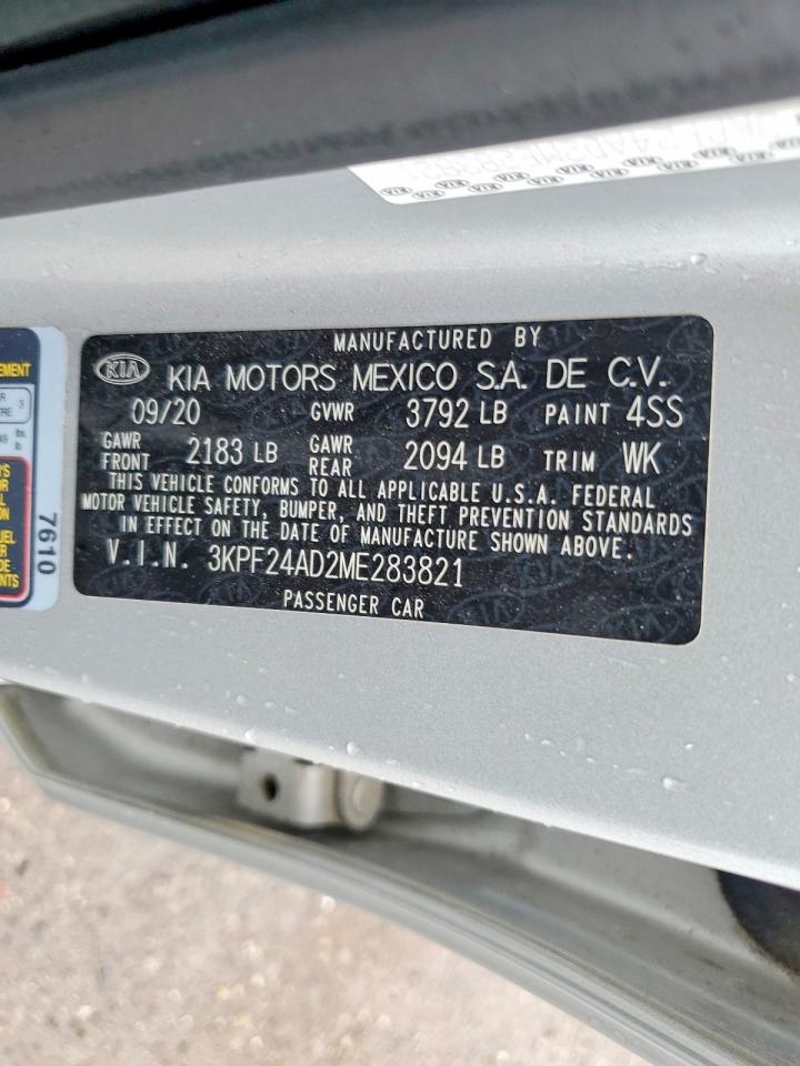 2021 KIA FORTE