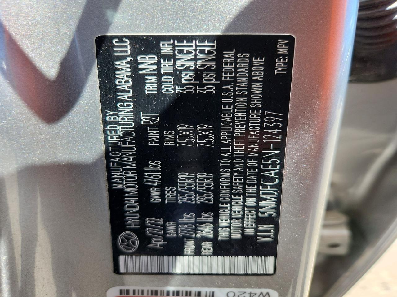2022 HYUNDAI TUCSON