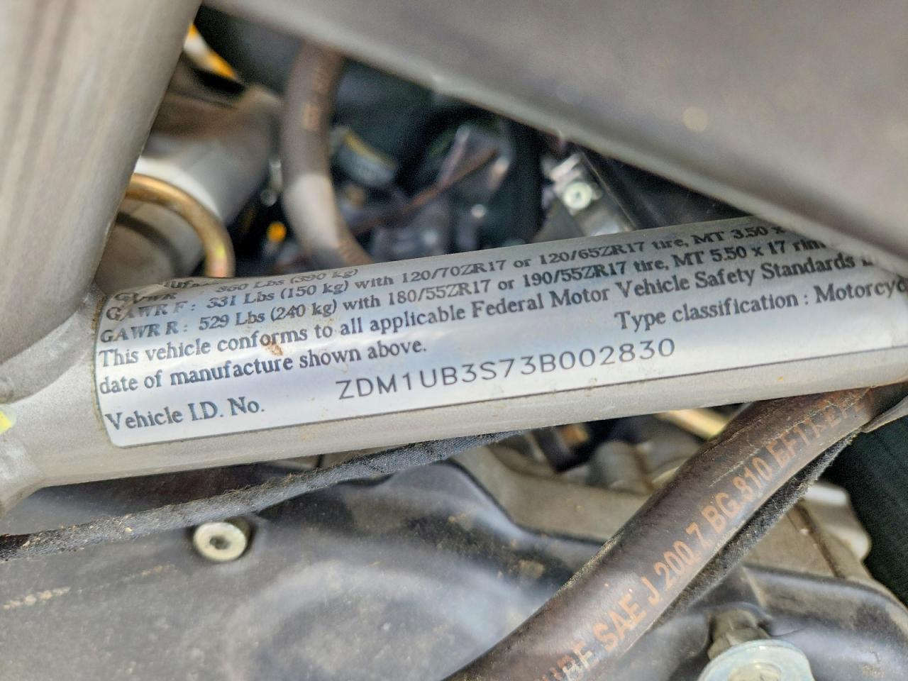 2003 DUCATI 600-799