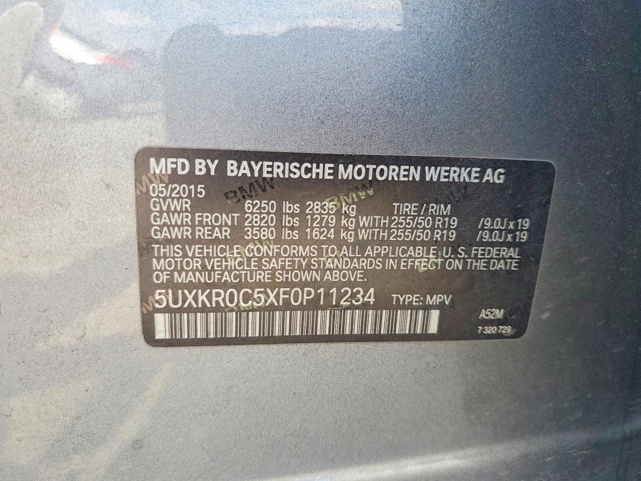 2015 BMW X5