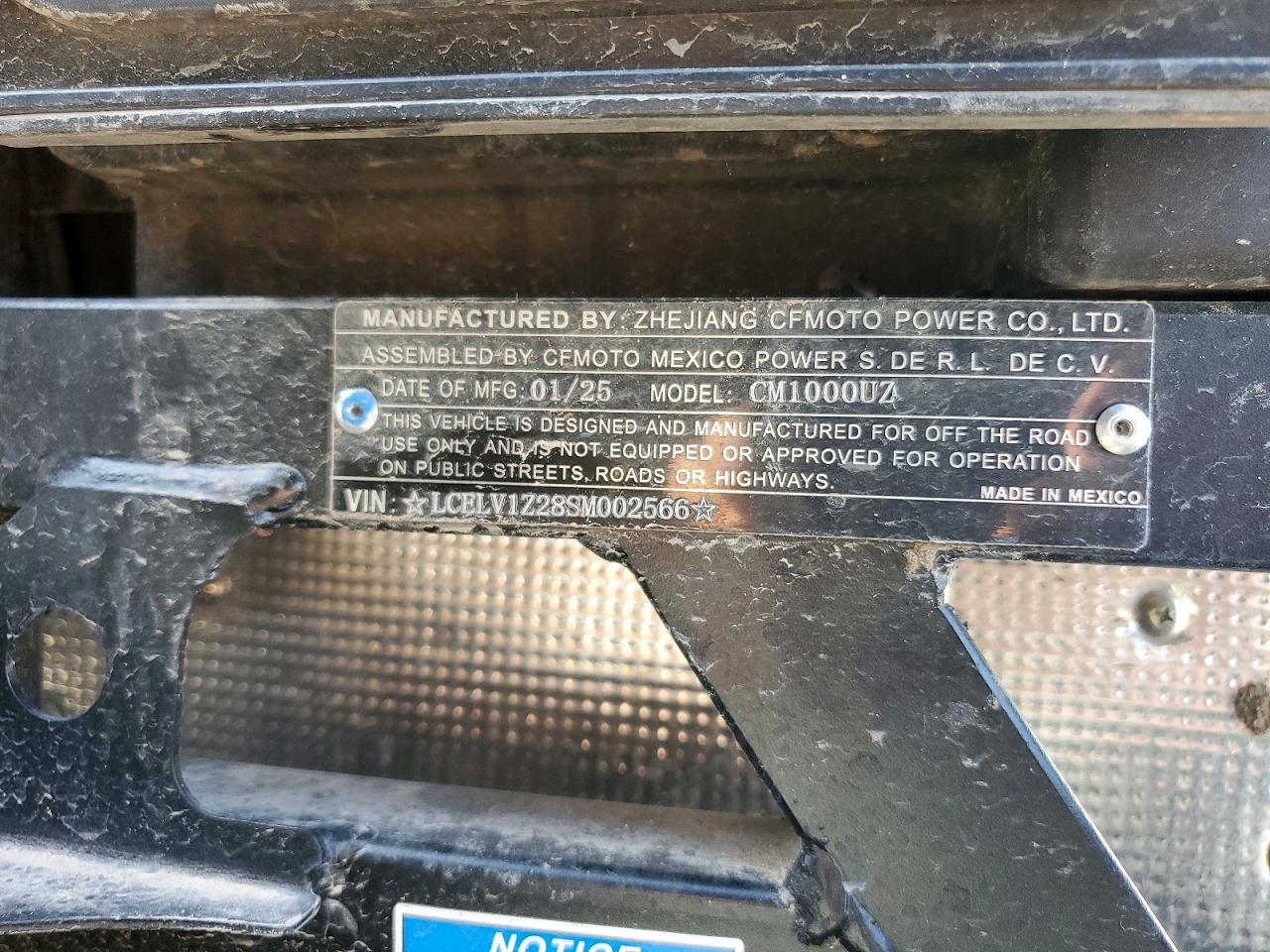 2025 CF MOTO ALL OTHER