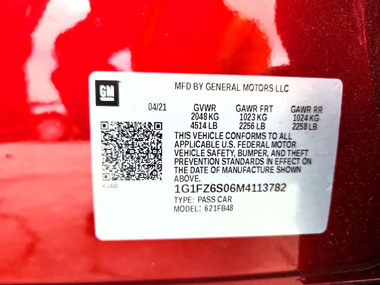 2021 CHEVROLET BOLT