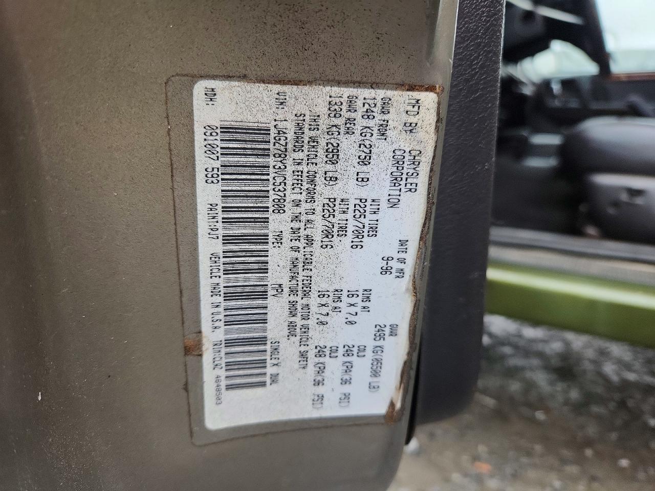 1997 JEEP GRAND CHER