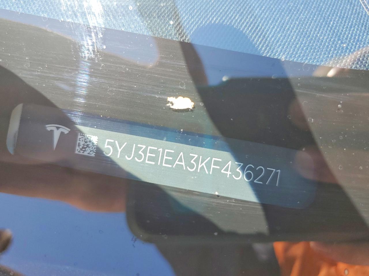 2019 TESLA MODEL 3