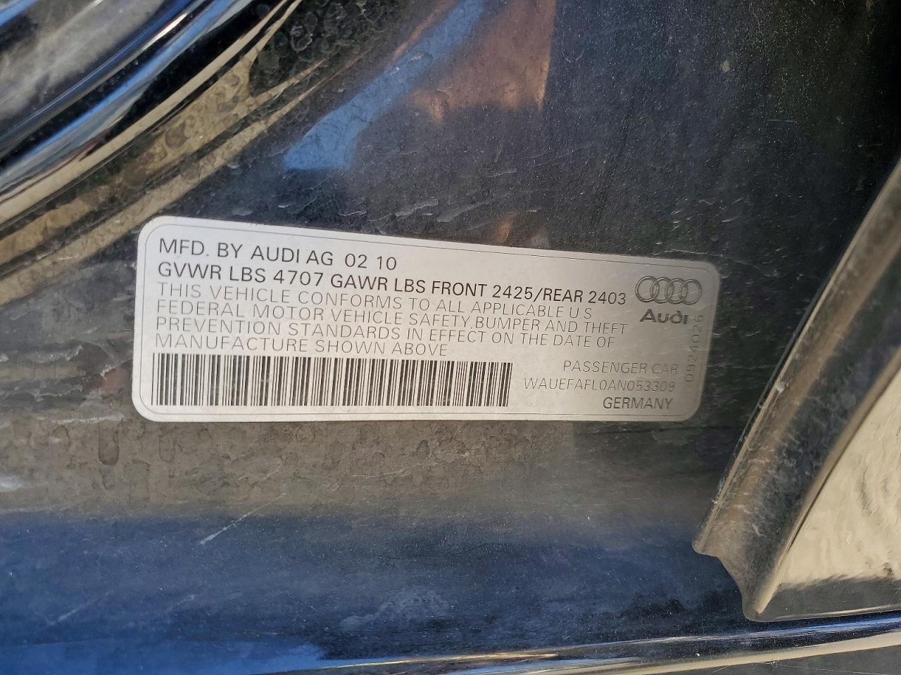2010 AUDI A4