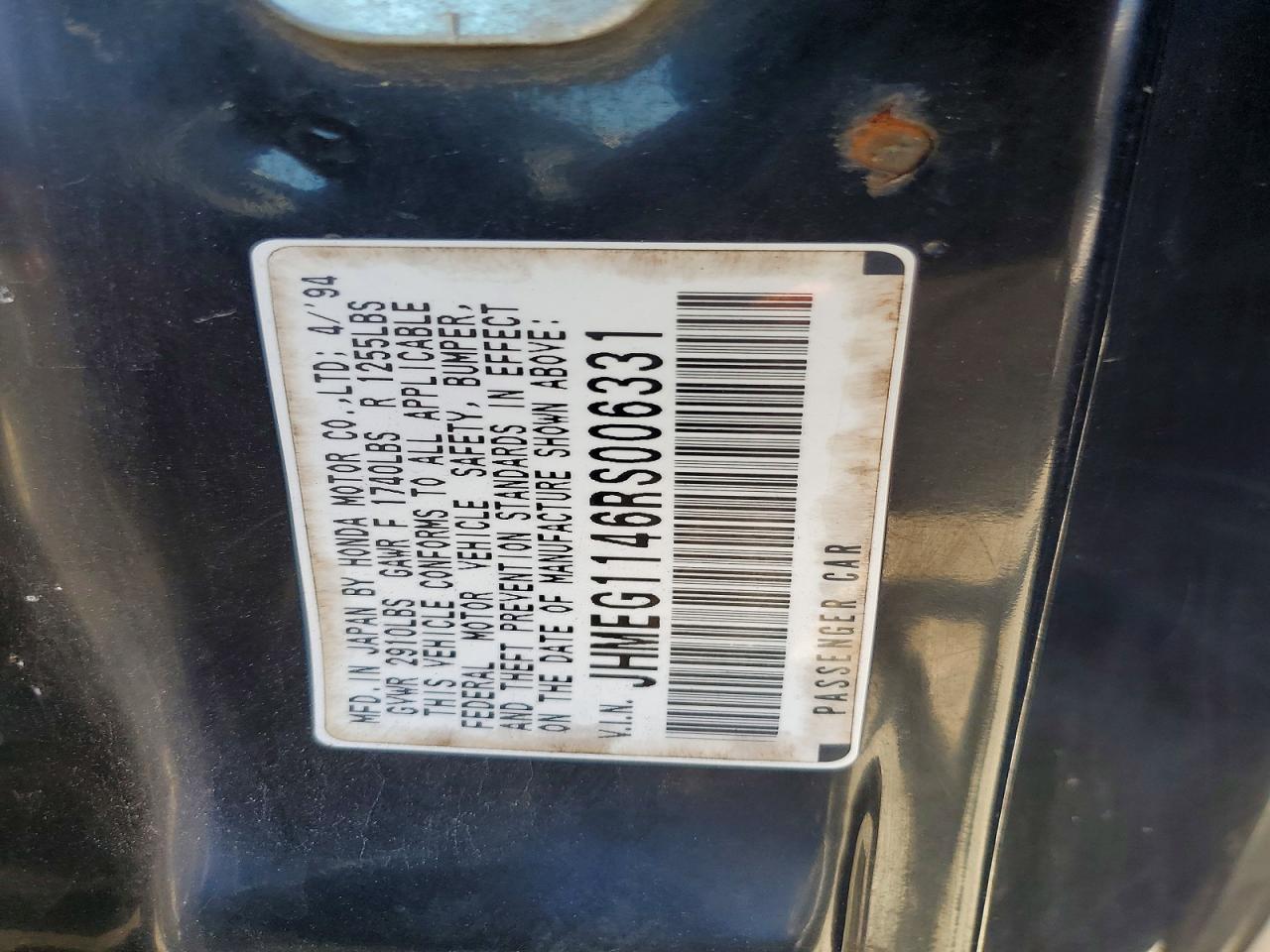 1994 HONDA CIVIC