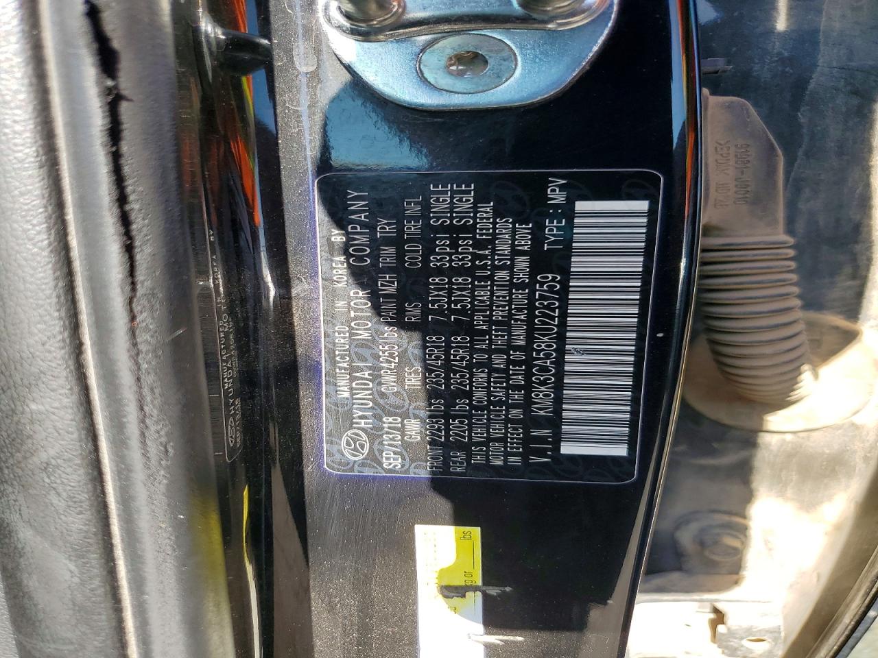2019 HYUNDAI KONA