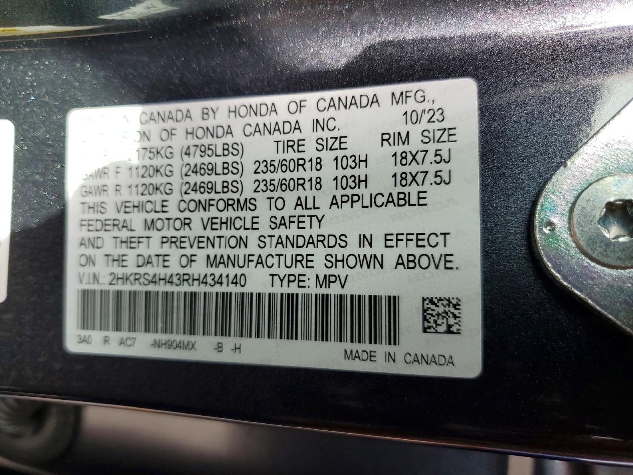 2024 HONDA CRV