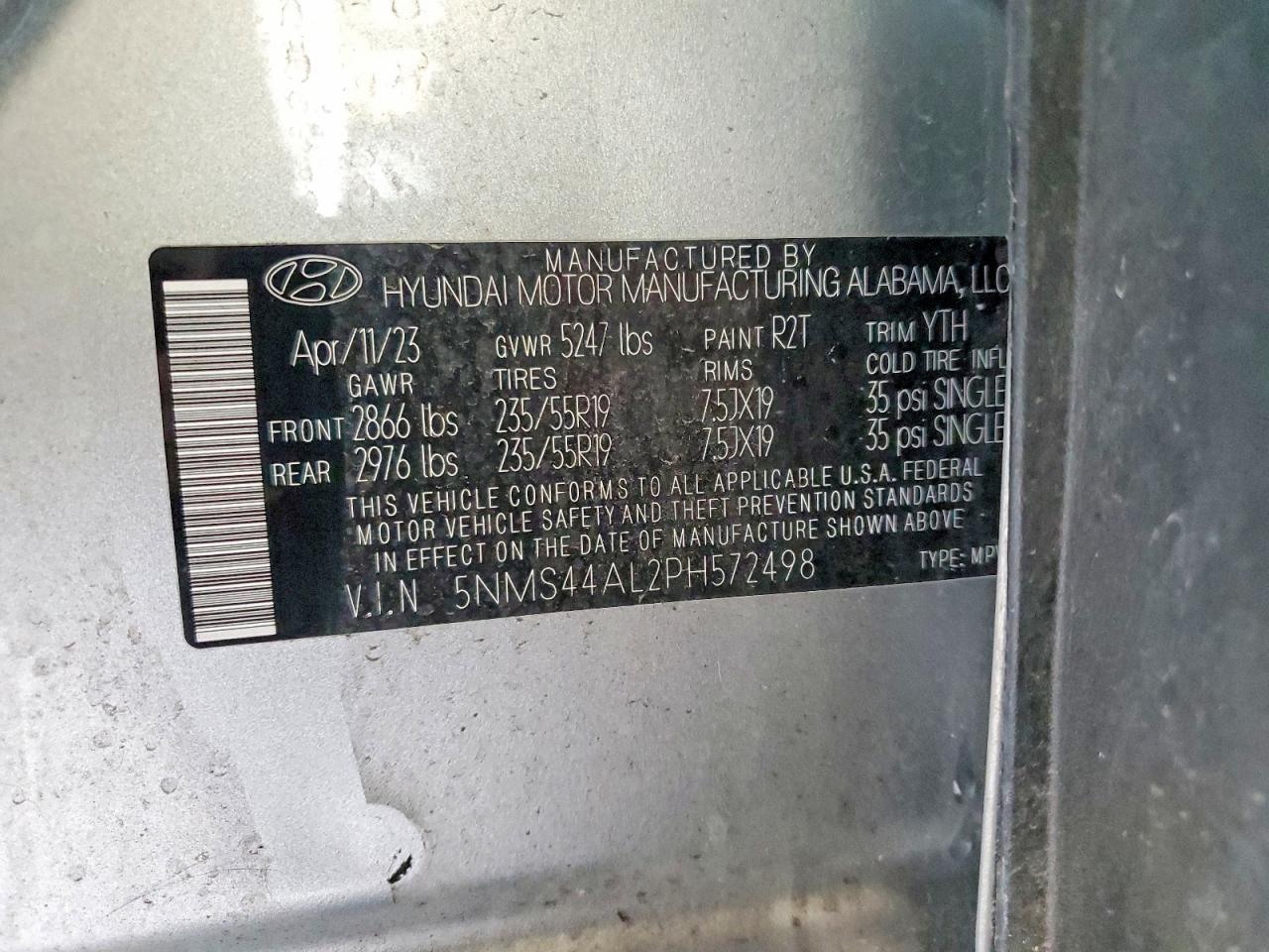 2023 HYUNDAI SANTA FE