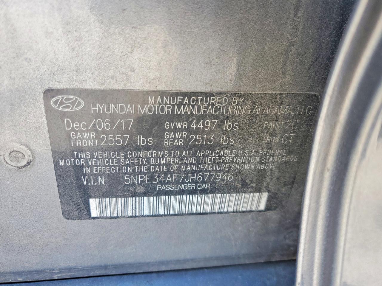 2018 HYUNDAI SONATA