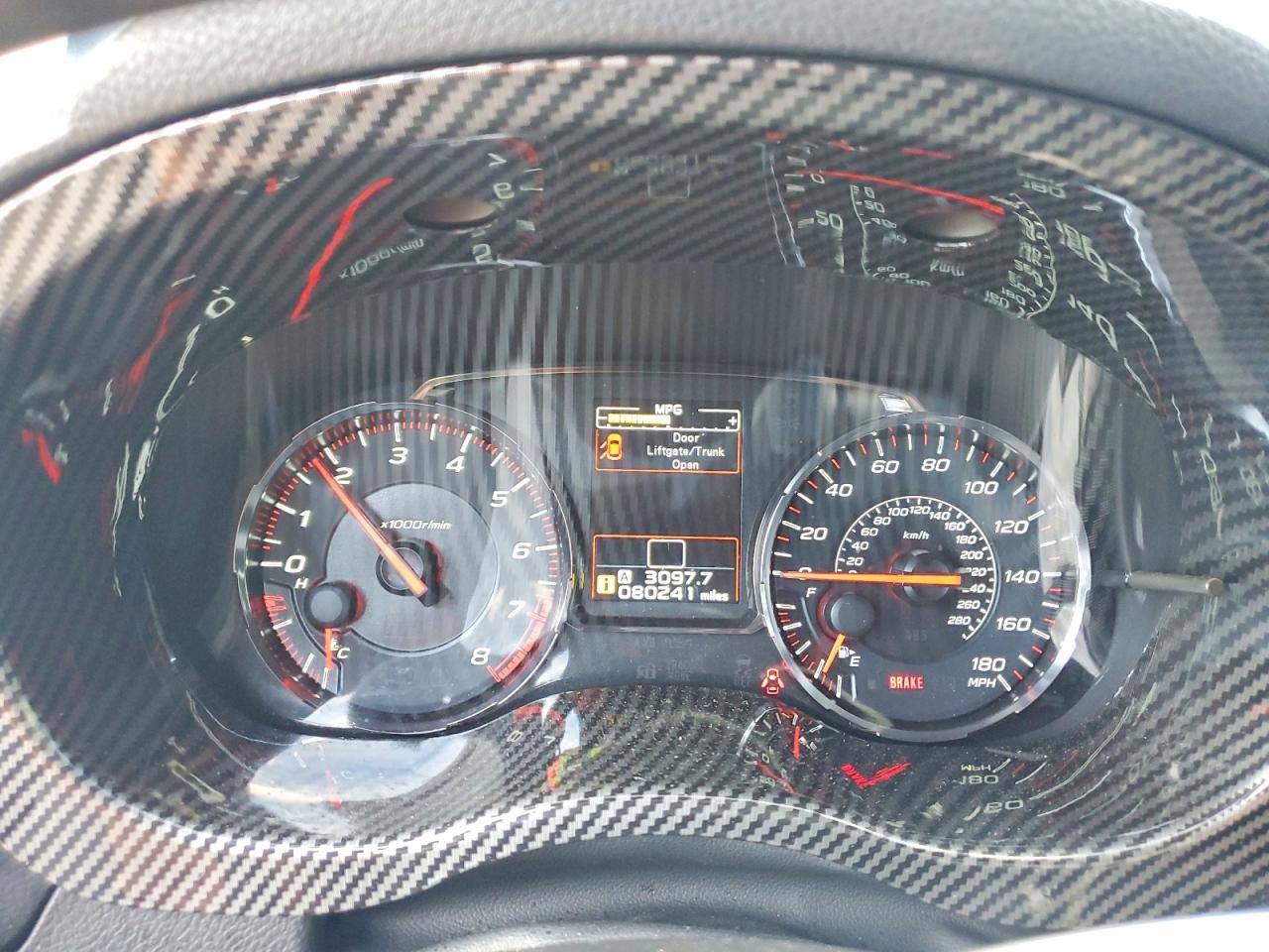 2020 SUBARU WRX