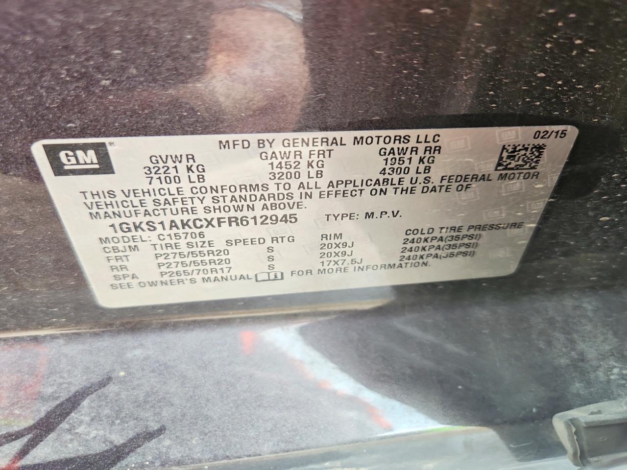 2015 GMC YUKON