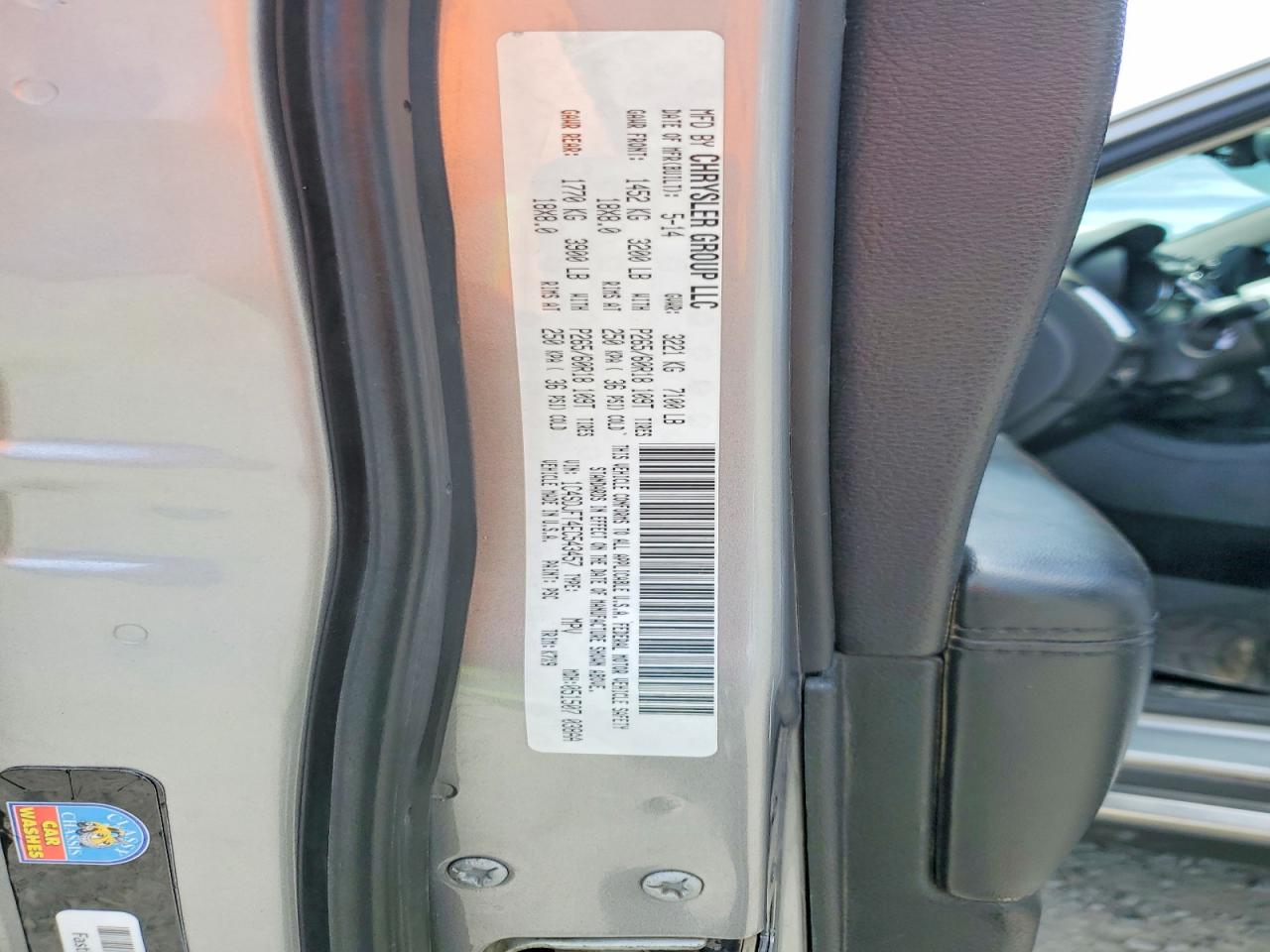 2014 DODGE DURANGO