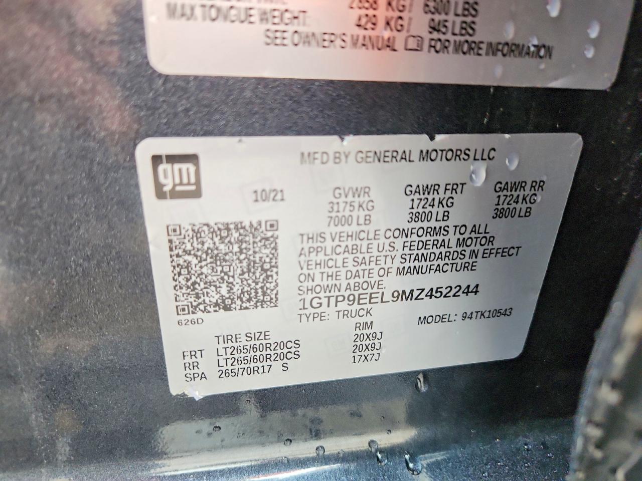 2021 GMC SIERRA