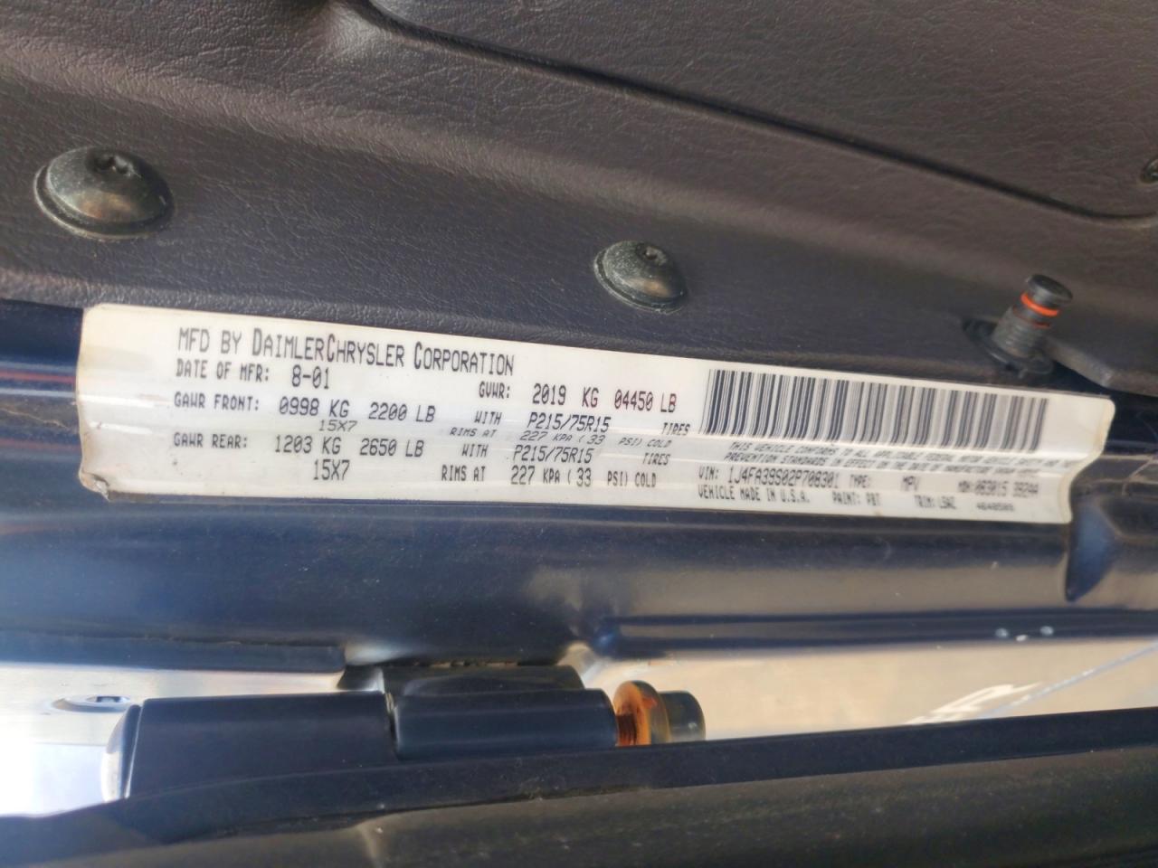 1999 JEEP WRANGLER