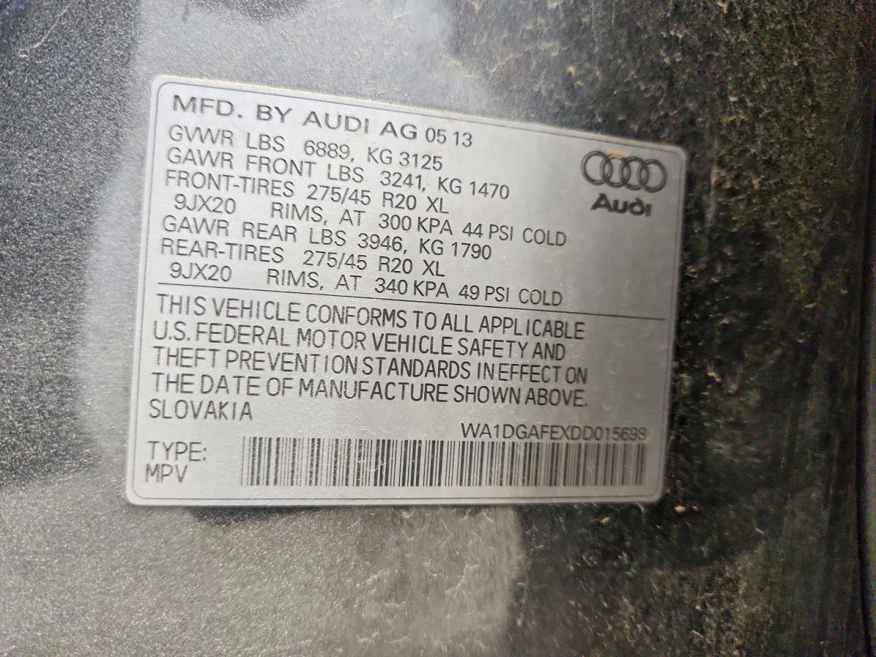2013 AUDI Q7
