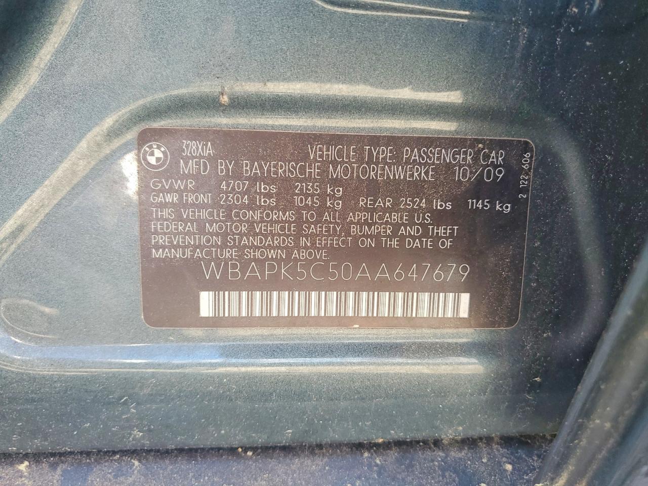 2010 BMW 3 SERIES