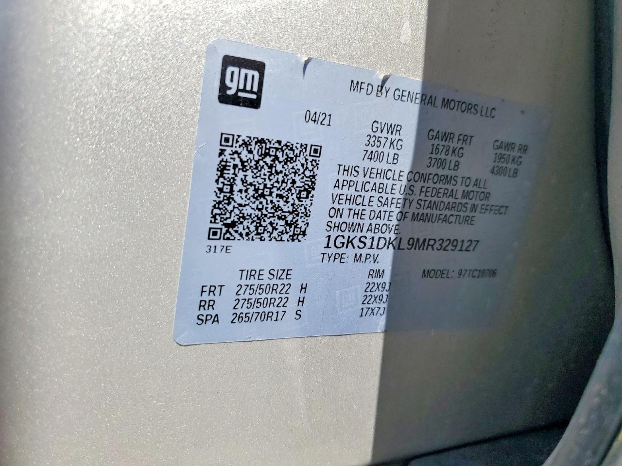2021 GMC YUKON