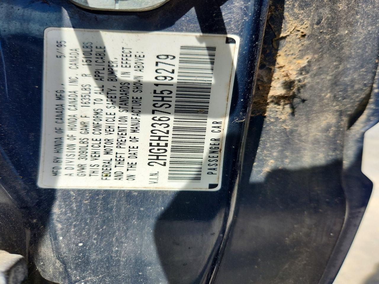 1995 HONDA CIVIC