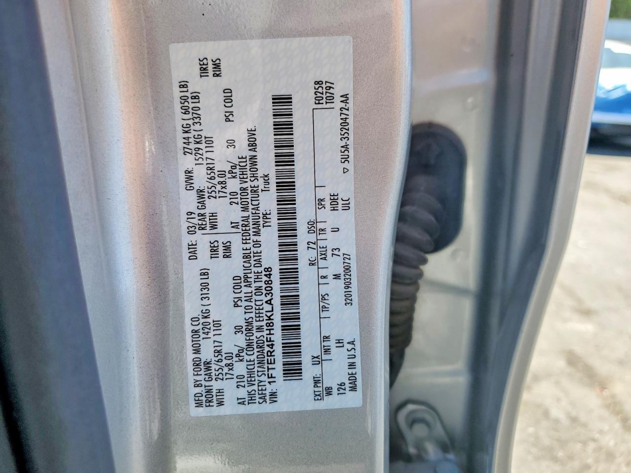 2019 FORD RANGER