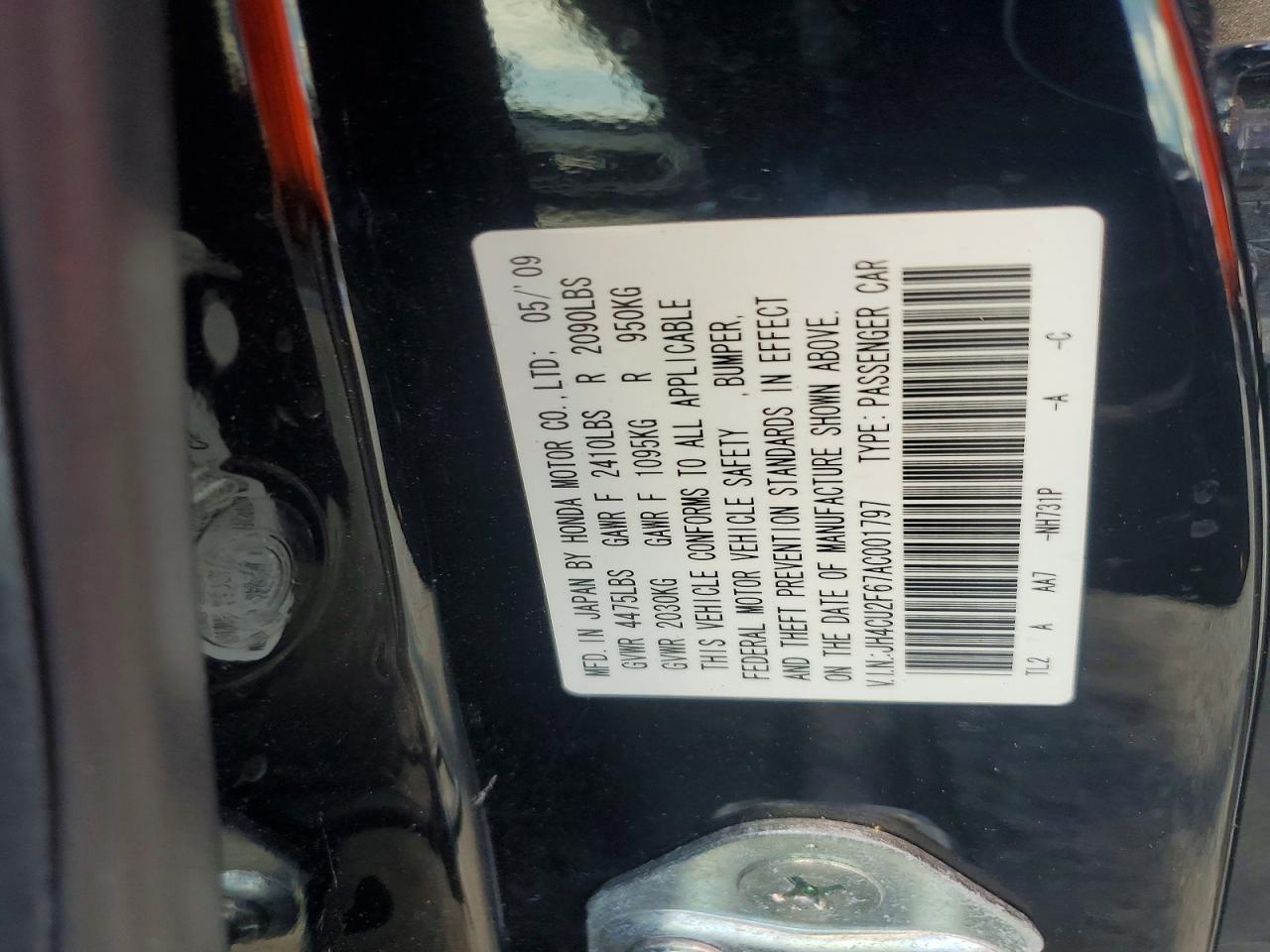 2010 ACURA TSX