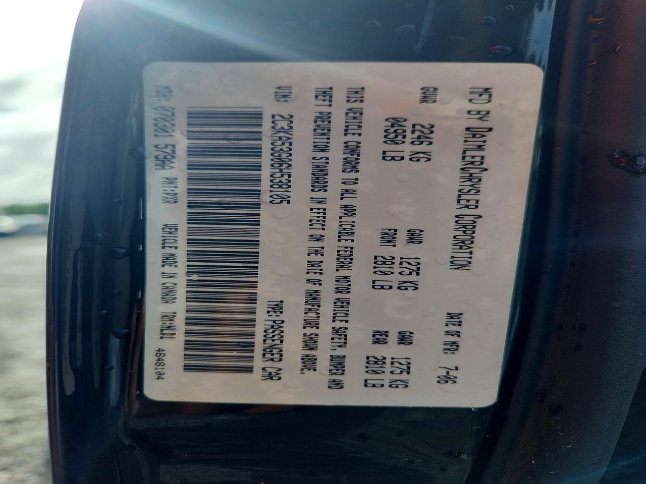 2006 CHRYSLER 300