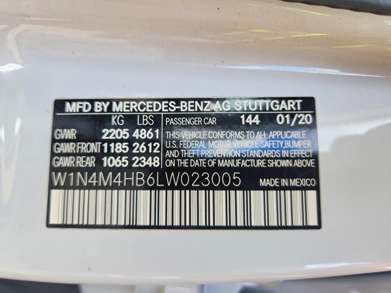 2020 MERCEDES-BENZ GLB-CLASS