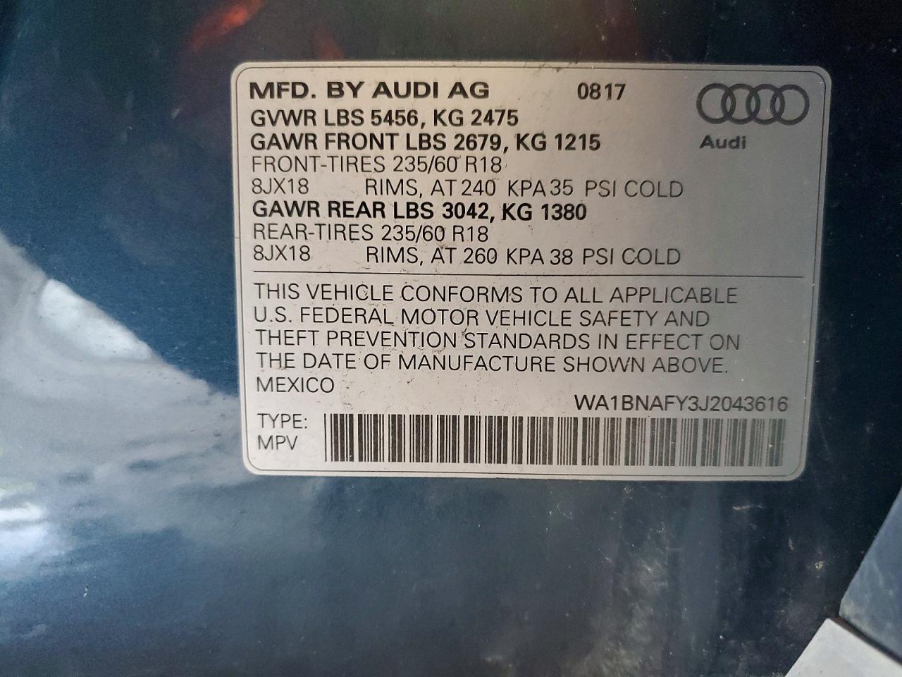 2018 AUDI Q5
