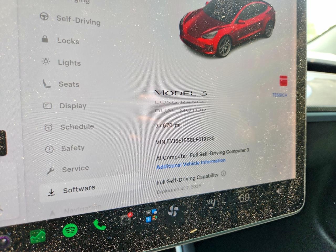 2020 TESLA MODEL 3