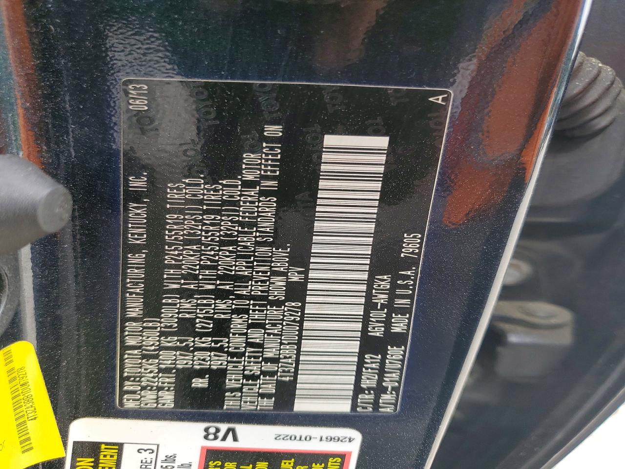 2013 TOYOTA VENZA