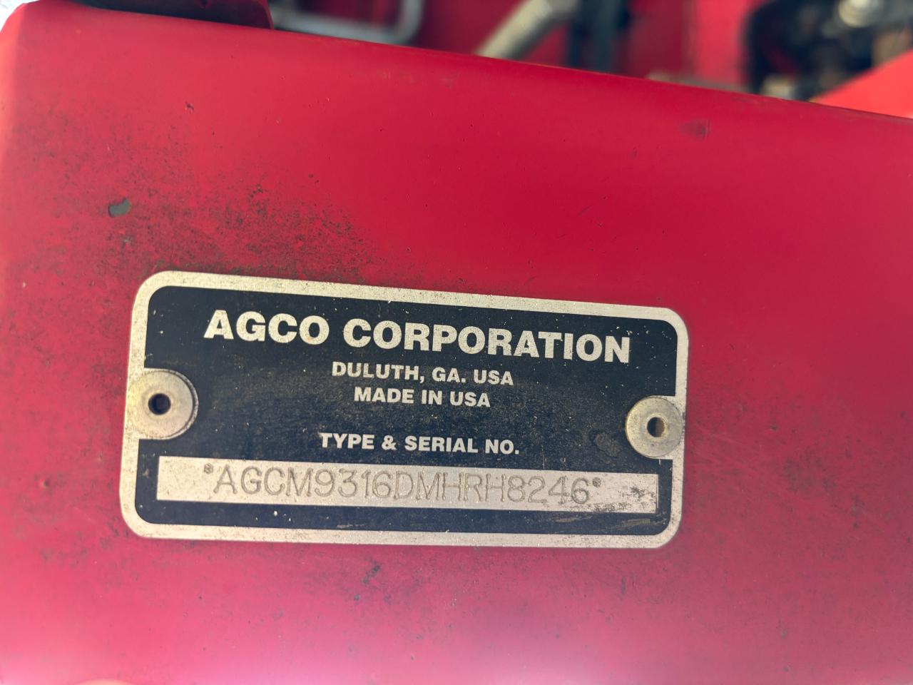 2021 AGCO 9316D