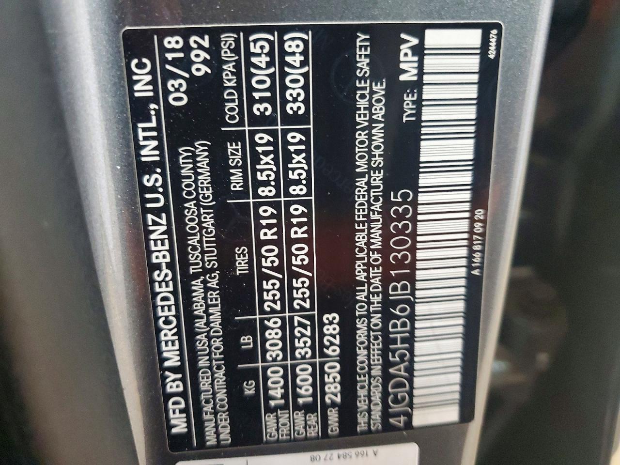 2018 MERCEDES-BENZ GLE-CLASS