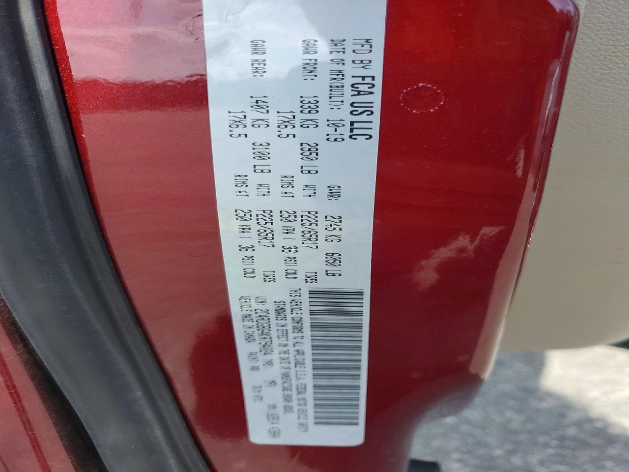 2019 DODGE CARAVAN