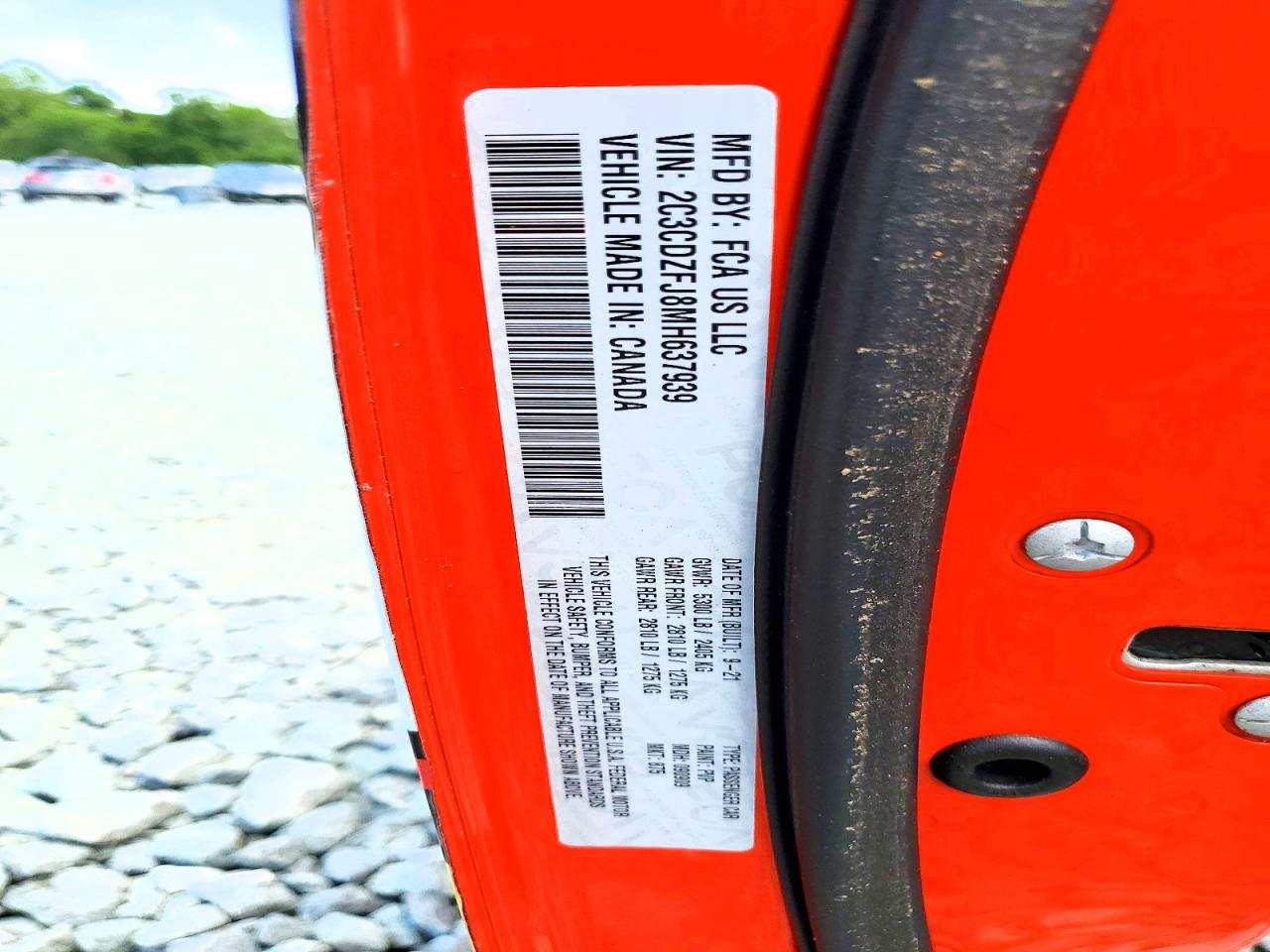 2021 DODGE CHALLENGER
