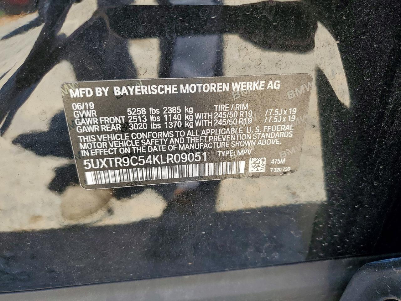 2019 BMW X3