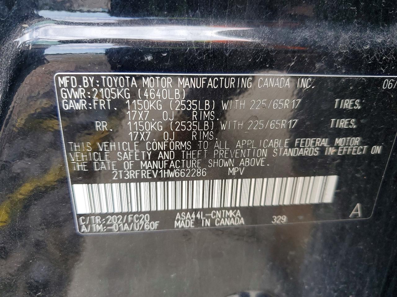 2017 TOYOTA RAV4