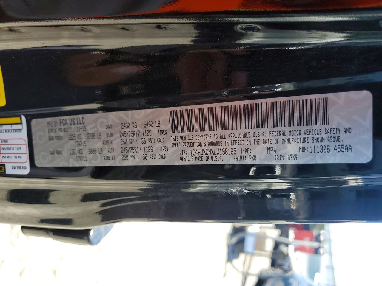 2020 JEEP WRANGLER
