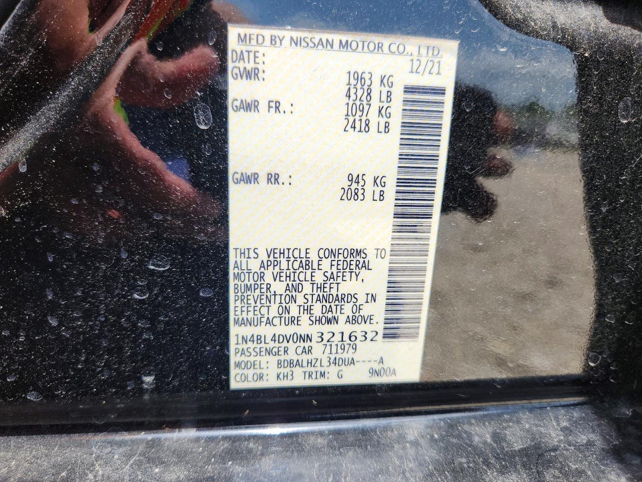 2022 NISSAN ALTIMA
