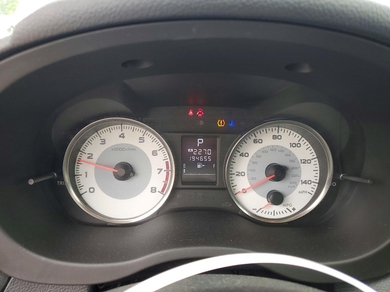2012 SUBARU IMPREZA