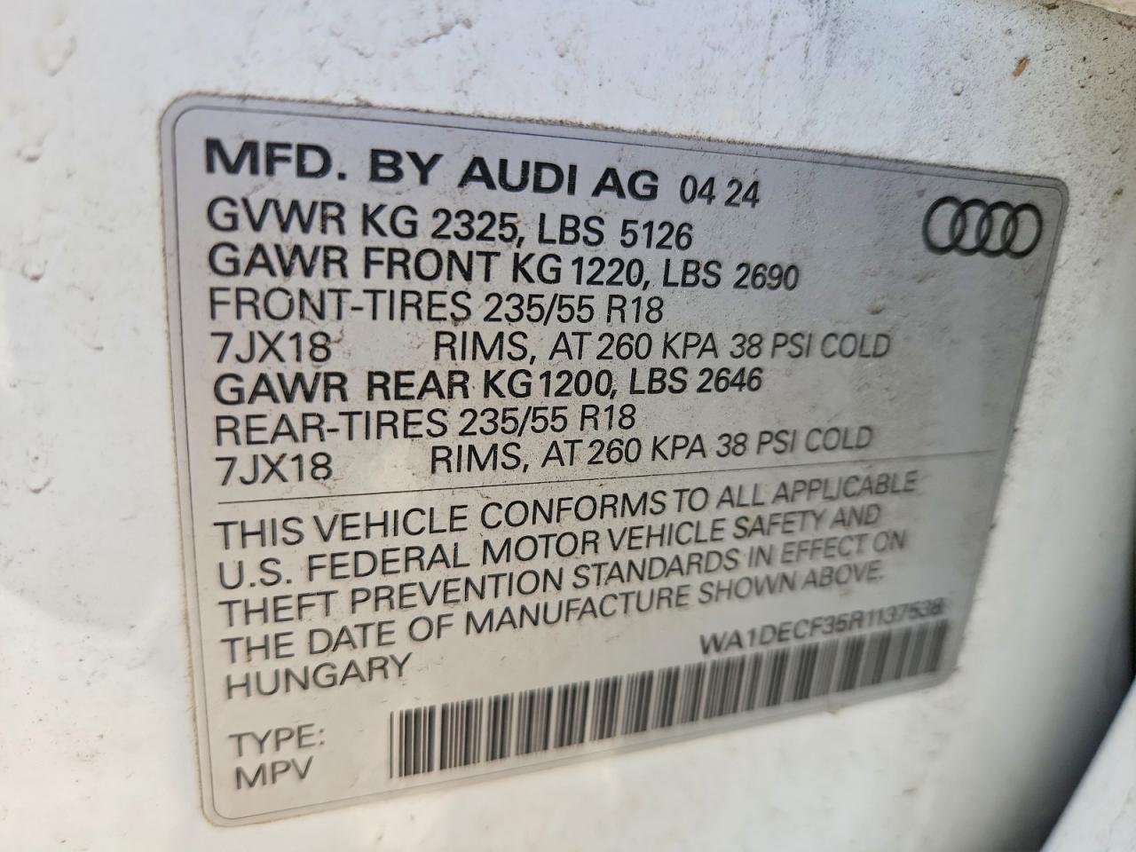 2024 AUDI Q3
