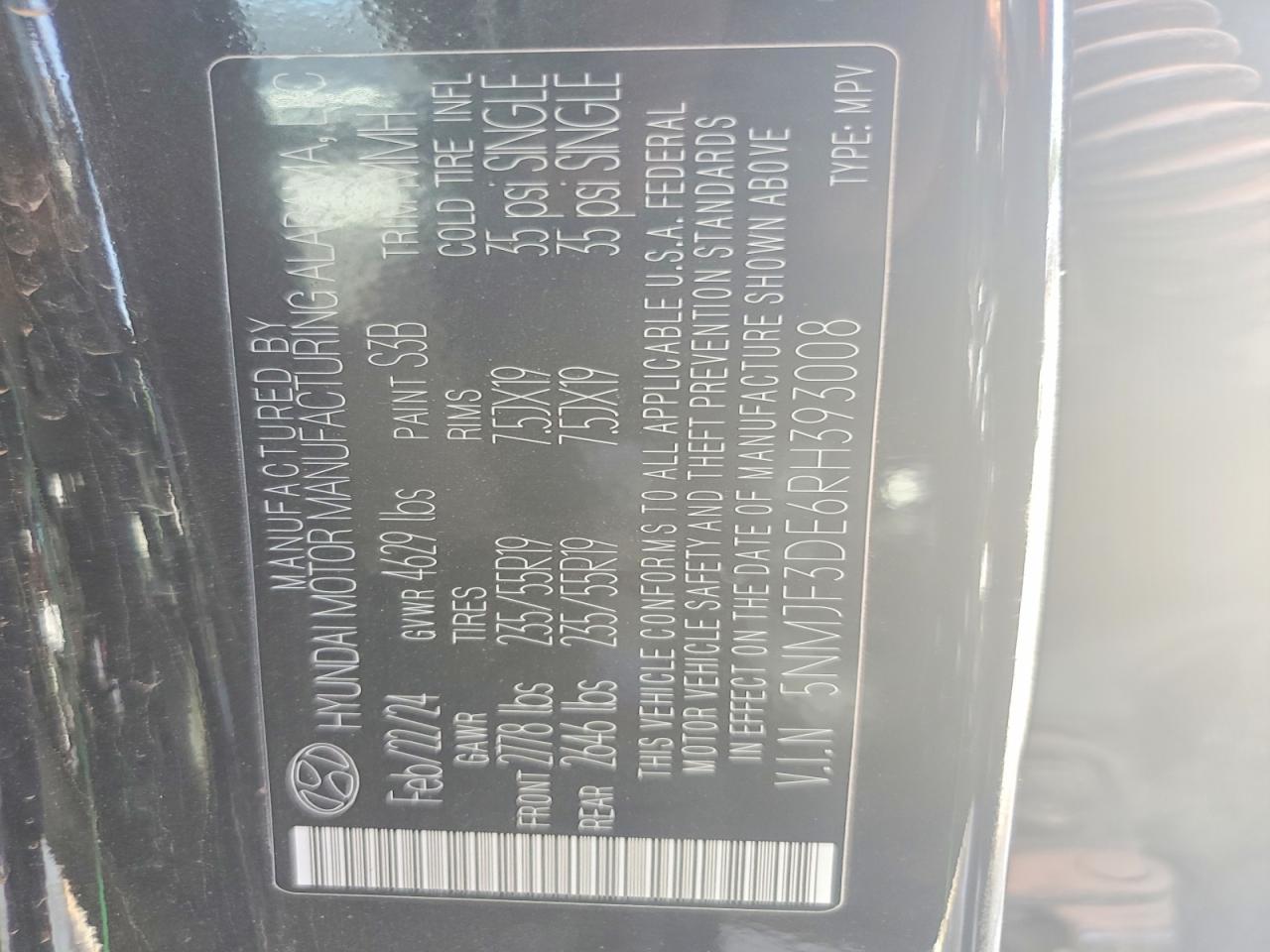 2024 HYUNDAI TUCSON