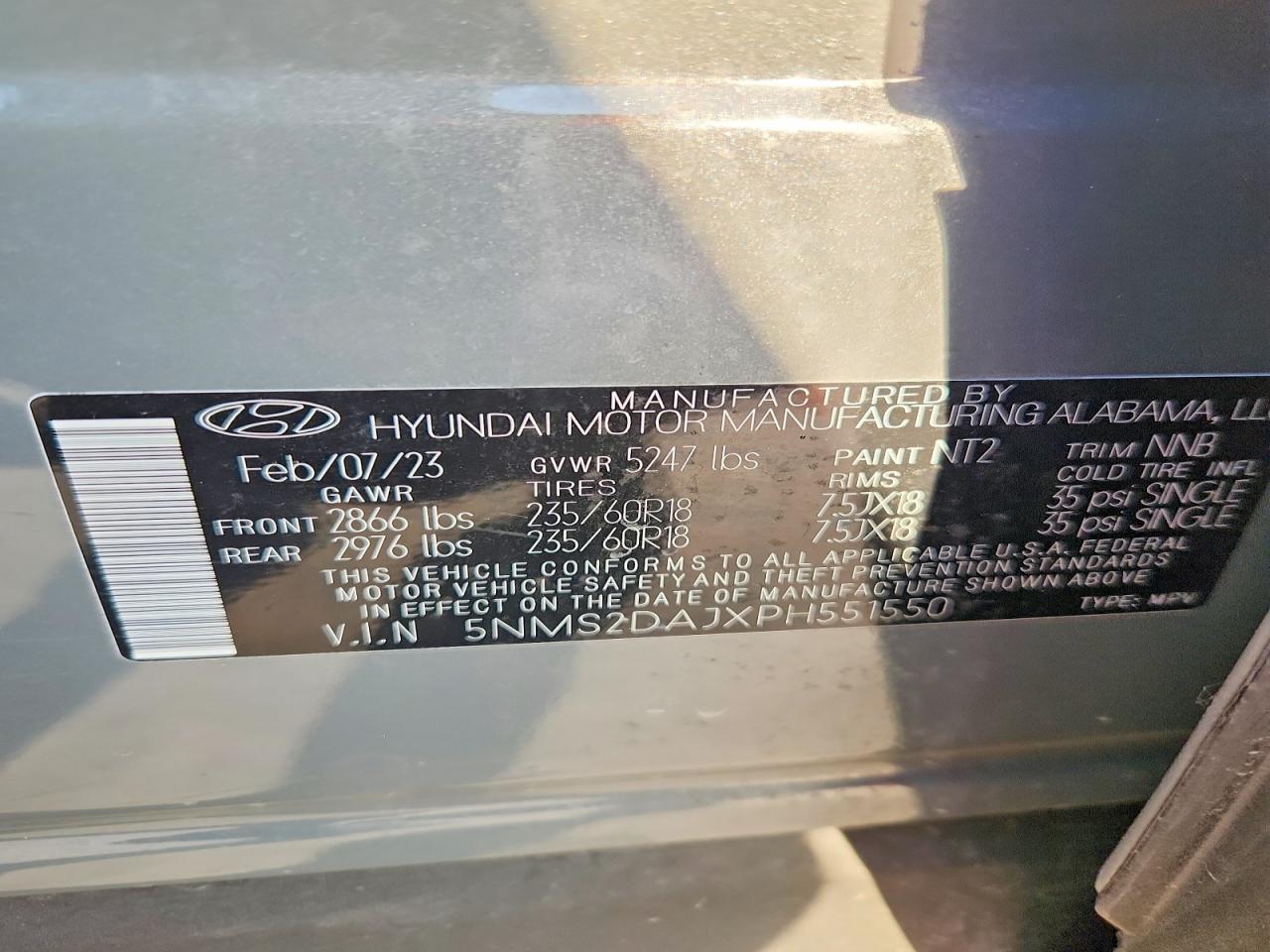 2023 HYUNDAI SANTA FE